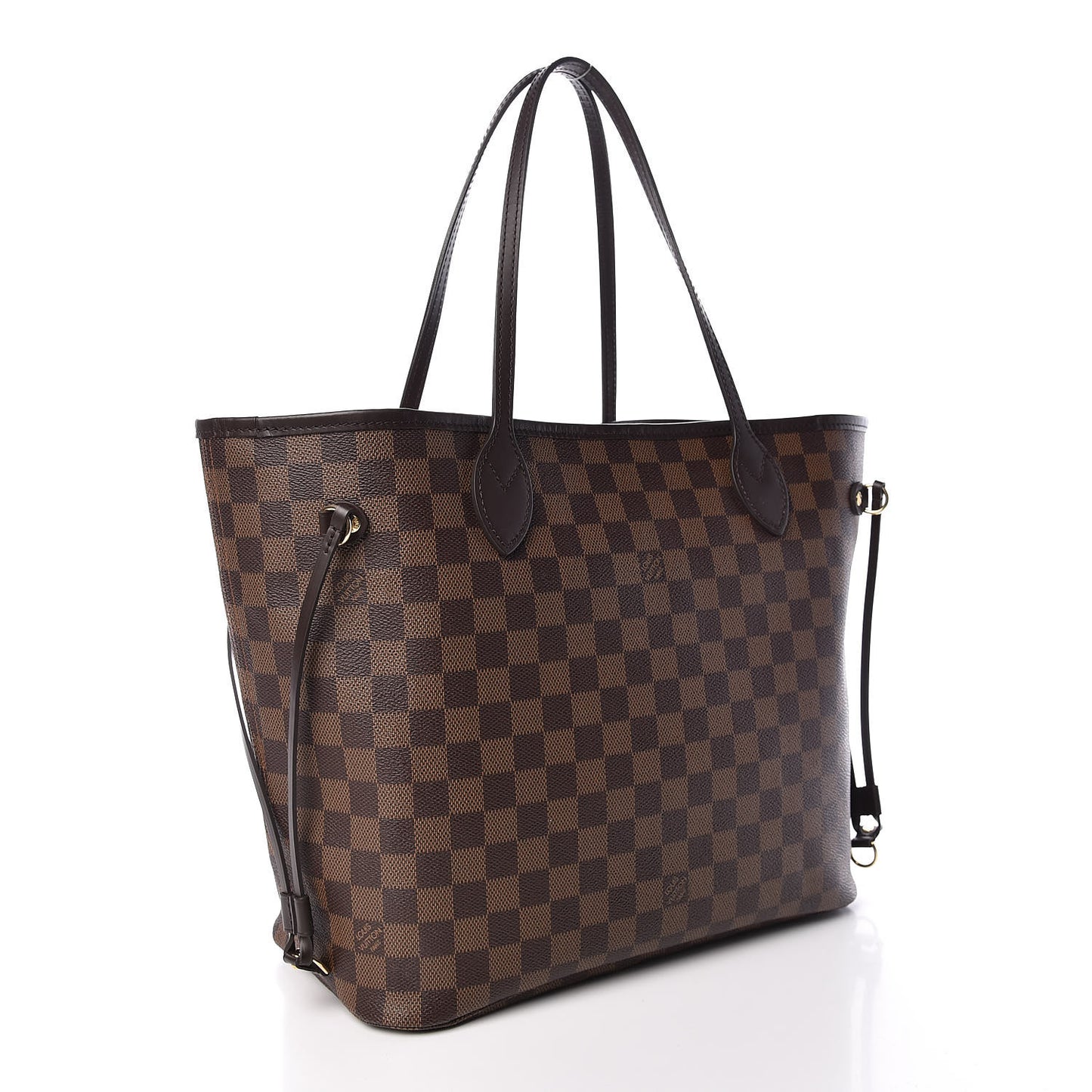 Damier Ebene Neo Neverfull MM Rose Ballerine