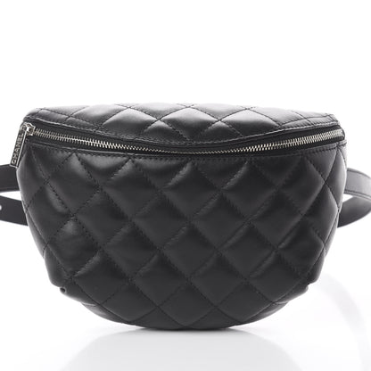 Chanel Lambskin Quilted Waist Belt Bag Black 11 of 11
