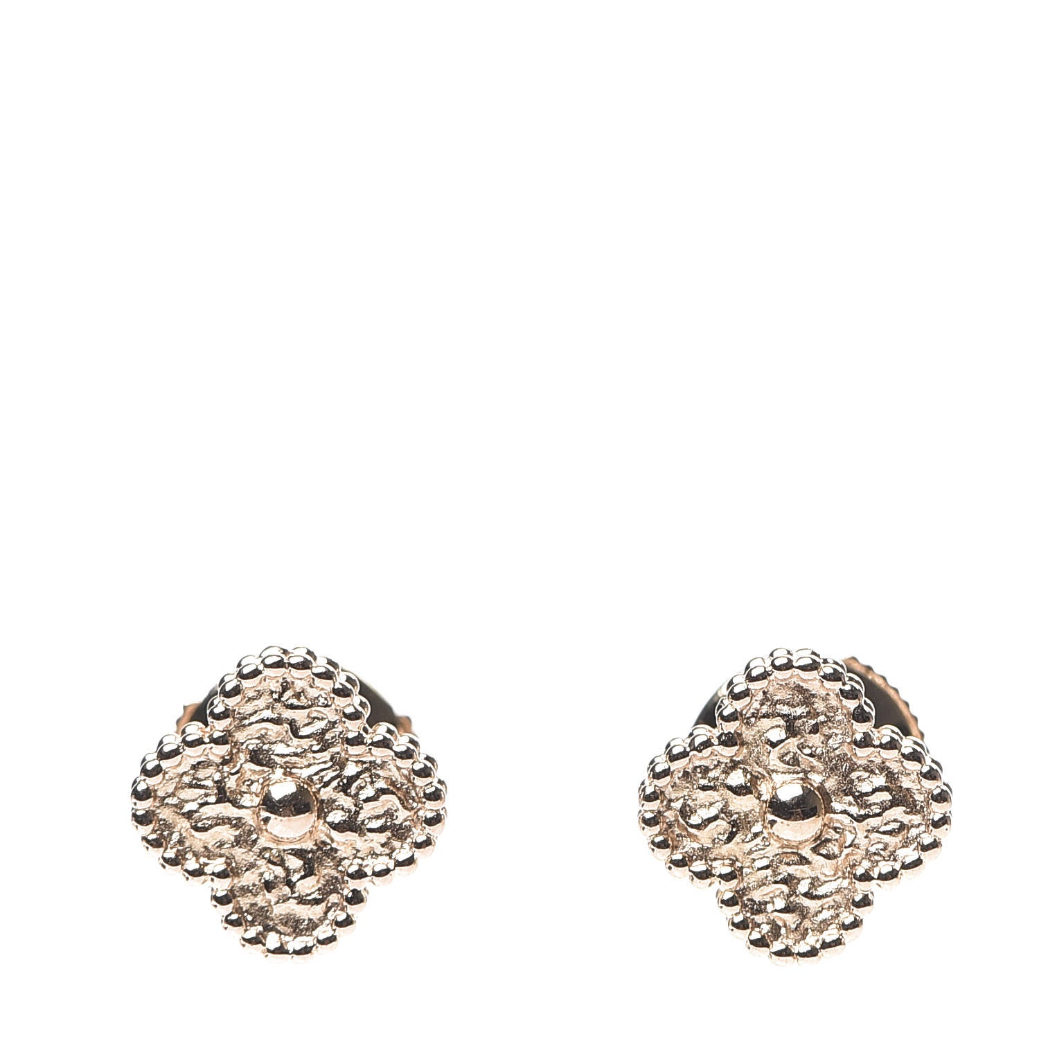 Van Cleef & Arpels 18K Rose Gold Sweet Alhambra Earrings 1 of 6