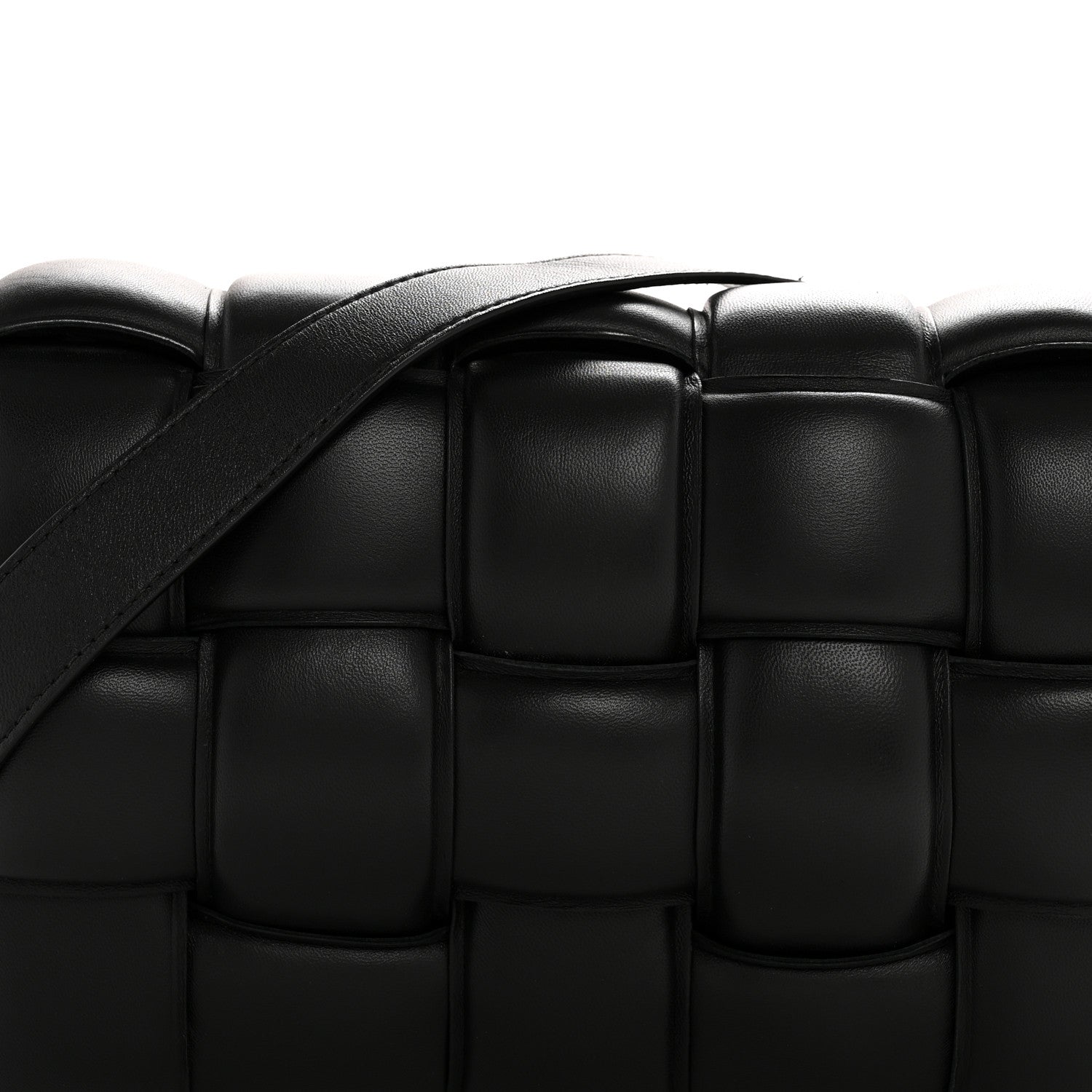 Bottega Veneta Nappa Maxi Intreccio Padded Cassette Crossbody Bag Black 15 of 29