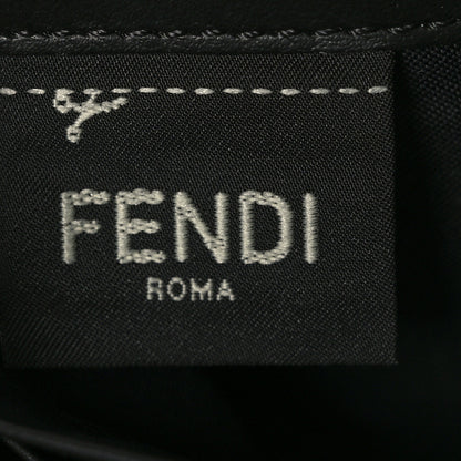 Fendi Vitello Liberty F is Fendi Studded Continental Envelope Wallet On Chain Black 9 of 11