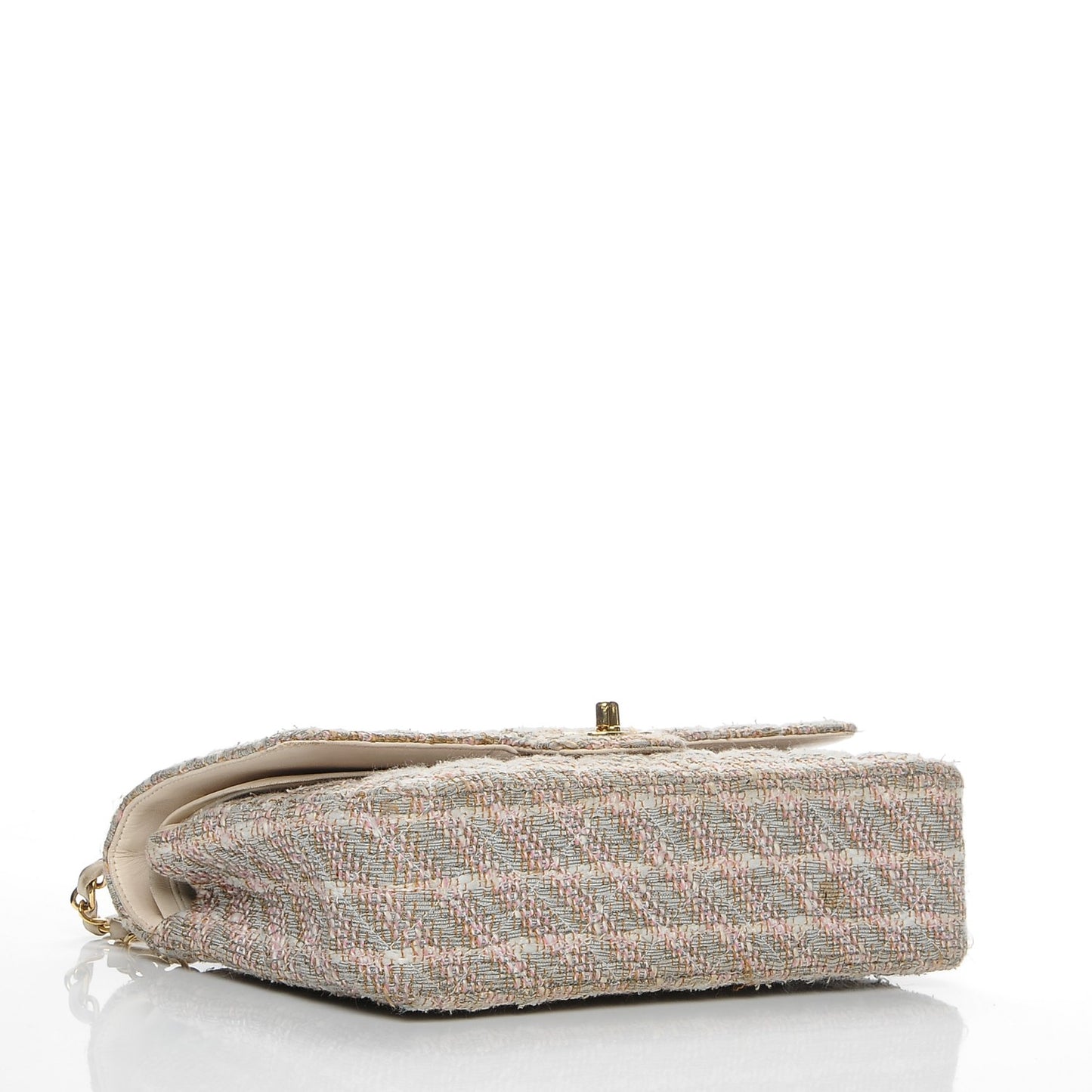 Tweed Medium Double Flap Multicolor