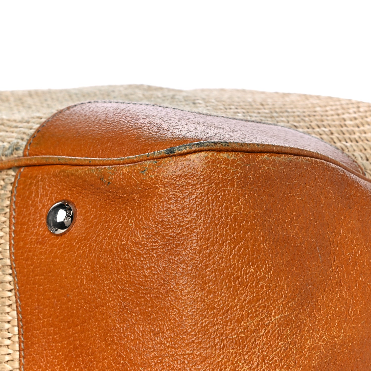 Prada Paglia Cinghiale Frame Bag Naturale Cuoio 14 of 18