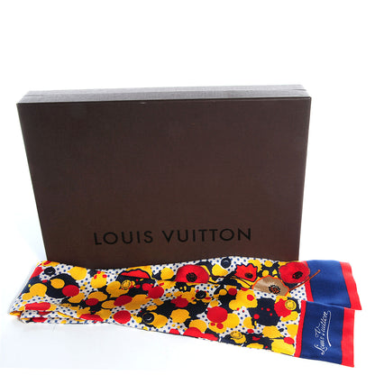 Louis Vuitton Silk Hibiscus Bandeau Blue 9 of 9