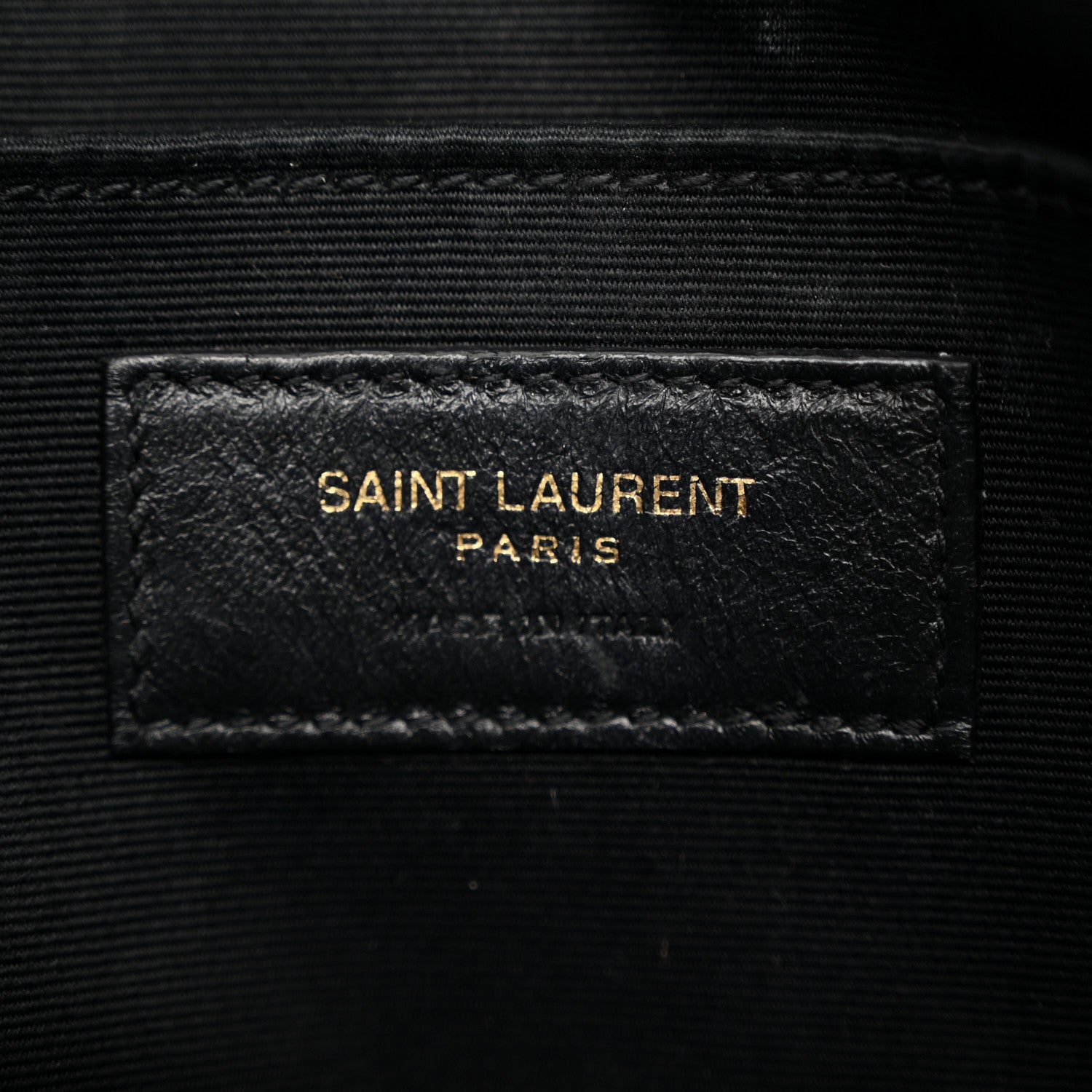 Saint Laurent Patent Calfskin Crocodile Embossed Monogram Lou Camera Bag Black 6 of 16
