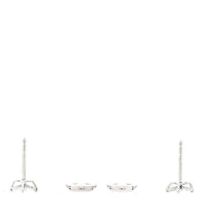 Tiffany Platinum Diamond .19ct Mini Victoria Earrings 3 of 5