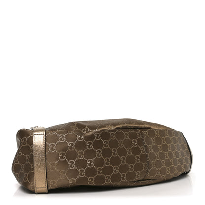 Gucci Satin Monogram Medium Abbey Shoulder Bag Bronze 4 of 10