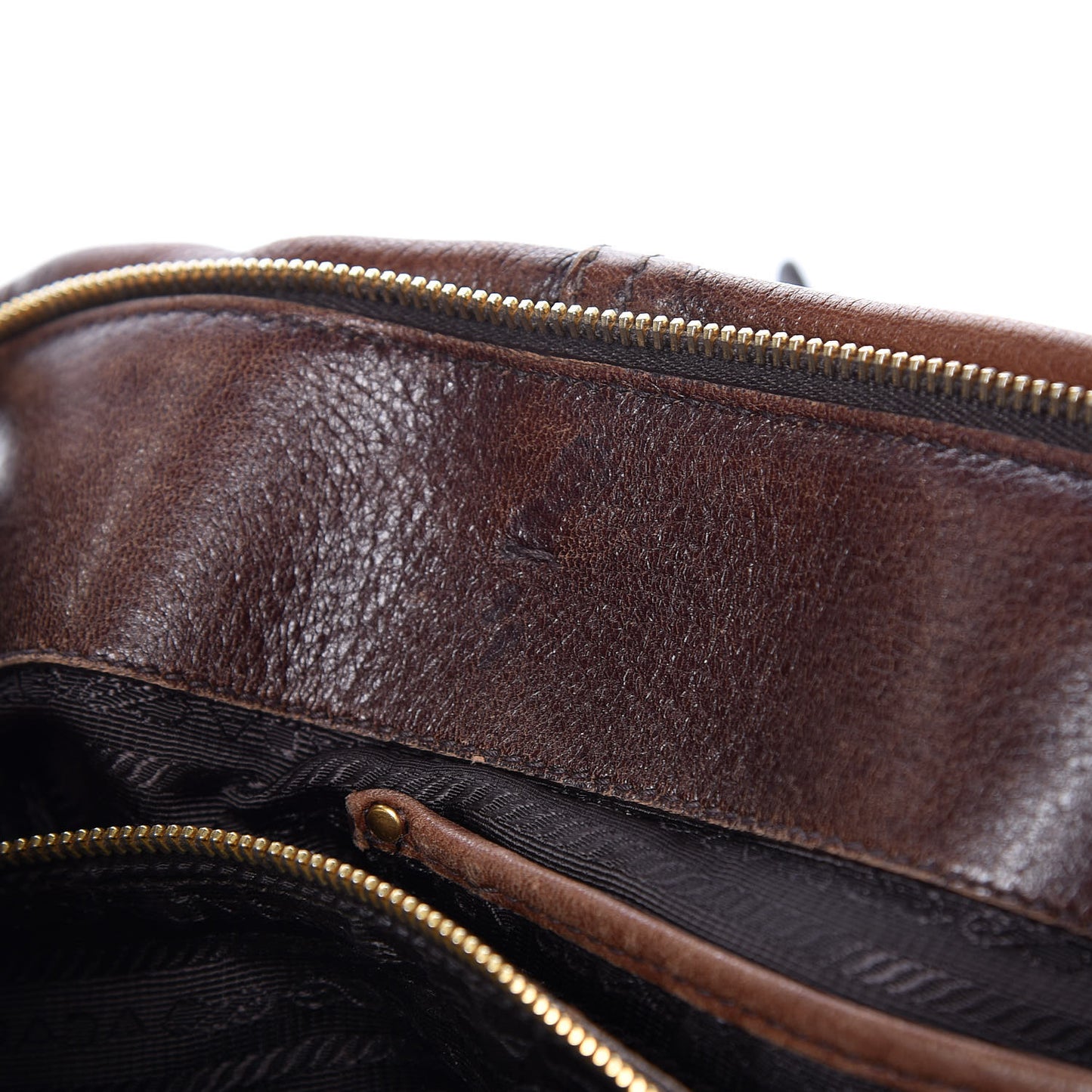 Cervo Antik Shopping Satchel Cacao Sfumato