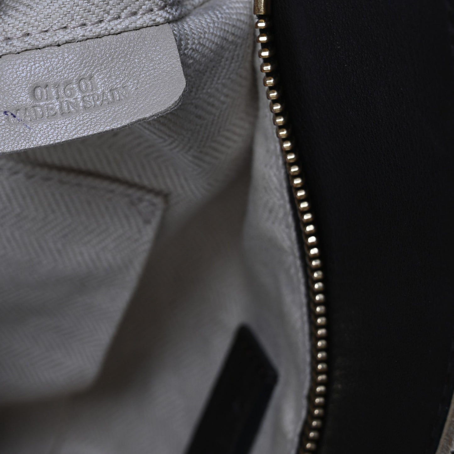 Suede Medium Puzzle Bag Gold