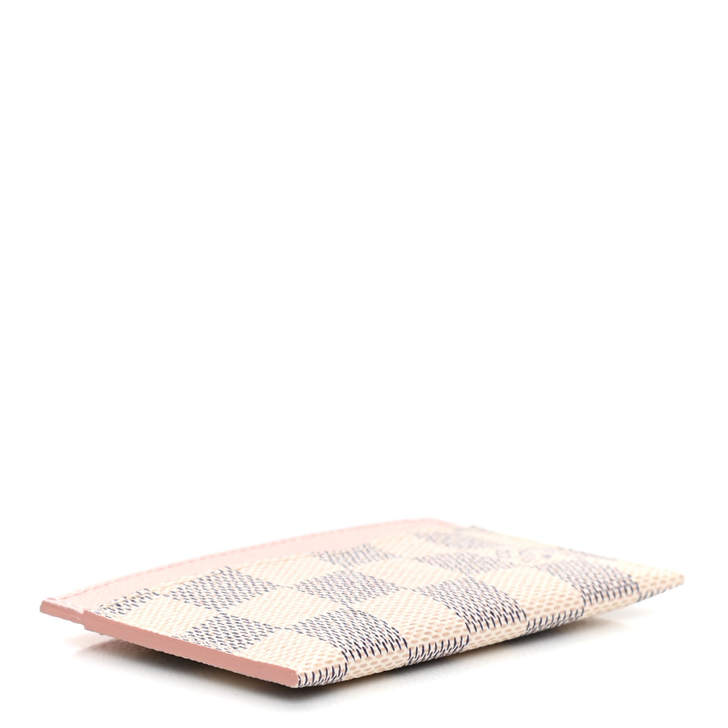Damier Azur Daily Card Holder Rose Ballerine