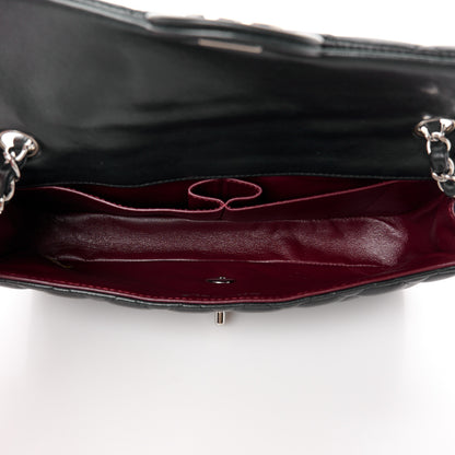 Chanel Lambskin Quilted East West Flap Black 5 of 12