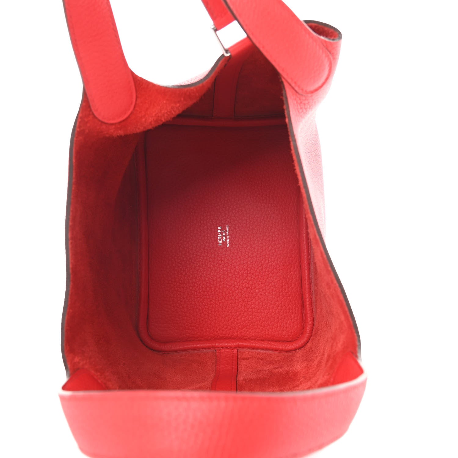 Hermes Taurillon Clemence Picotin Lock 18 PM Rouge De Coeur 5 of 11