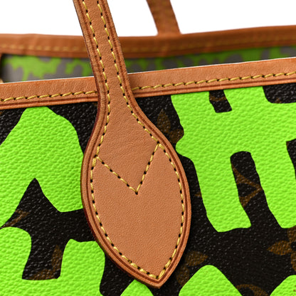 Louis Vuitton Monogram Graffiti Neverfull GM Green 11 of 14