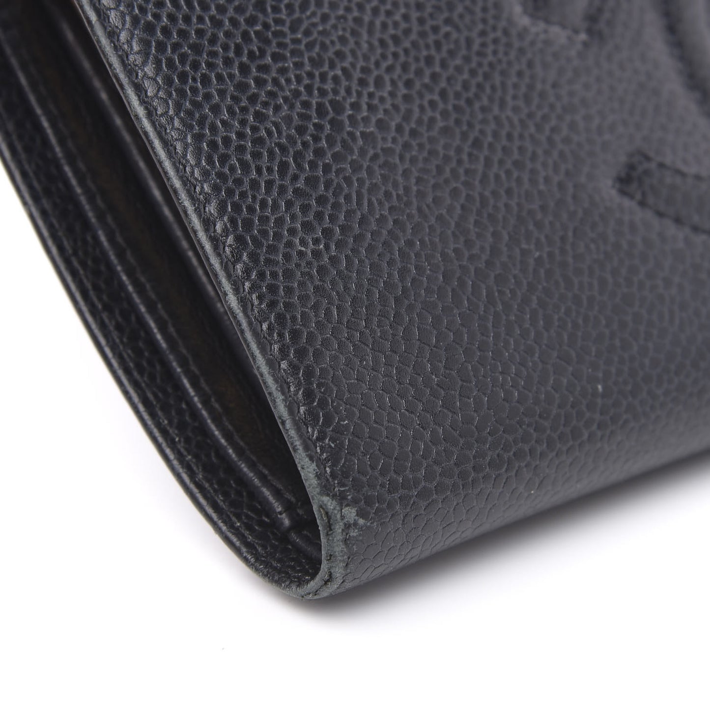Caviar Timeless CC French Wallet Black