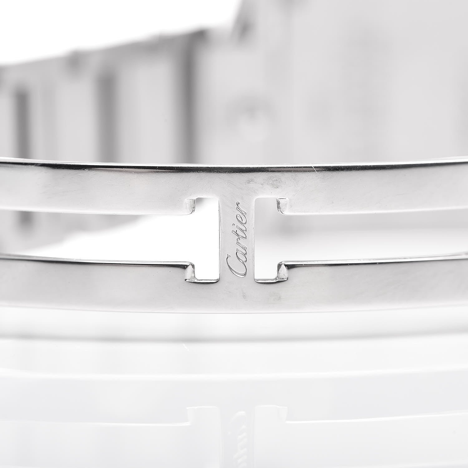 Cartier Stainless Steel Blue Mother of Pearl 20mm Tank Francaise Quartz Watch 7 of 8