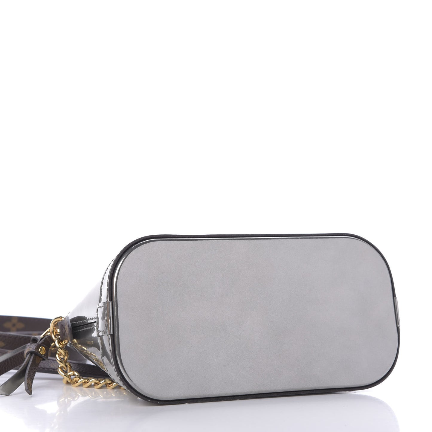 Patent Monogram Miroir Mirror Mini Alma Gris Metal