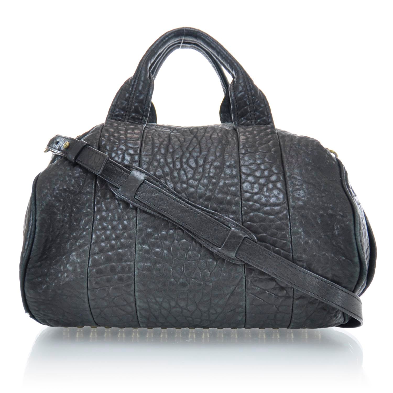 Alexander Wang Leather Rocco Duffel Black 1 of 9