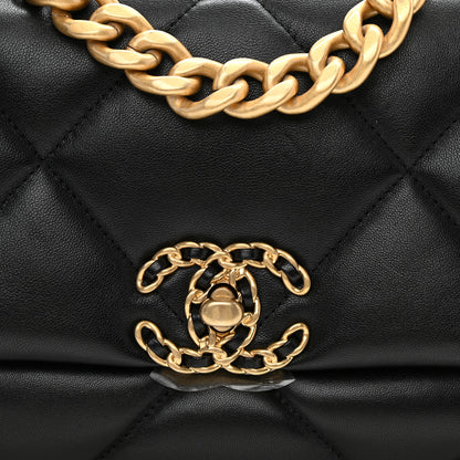 Chanel Lambskin Quilted Medium Chanel 19 Flap Black 8 of 8