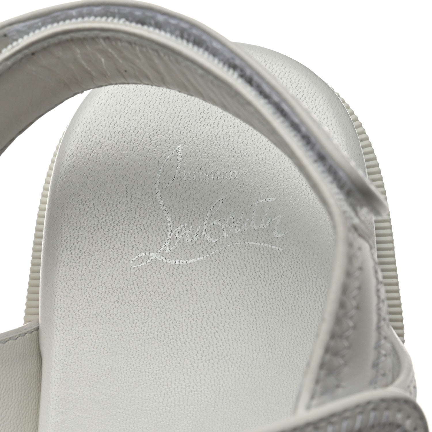 Christian Louboutin Nappa Spikita Cool Flats 39 Bianco 6 of 7