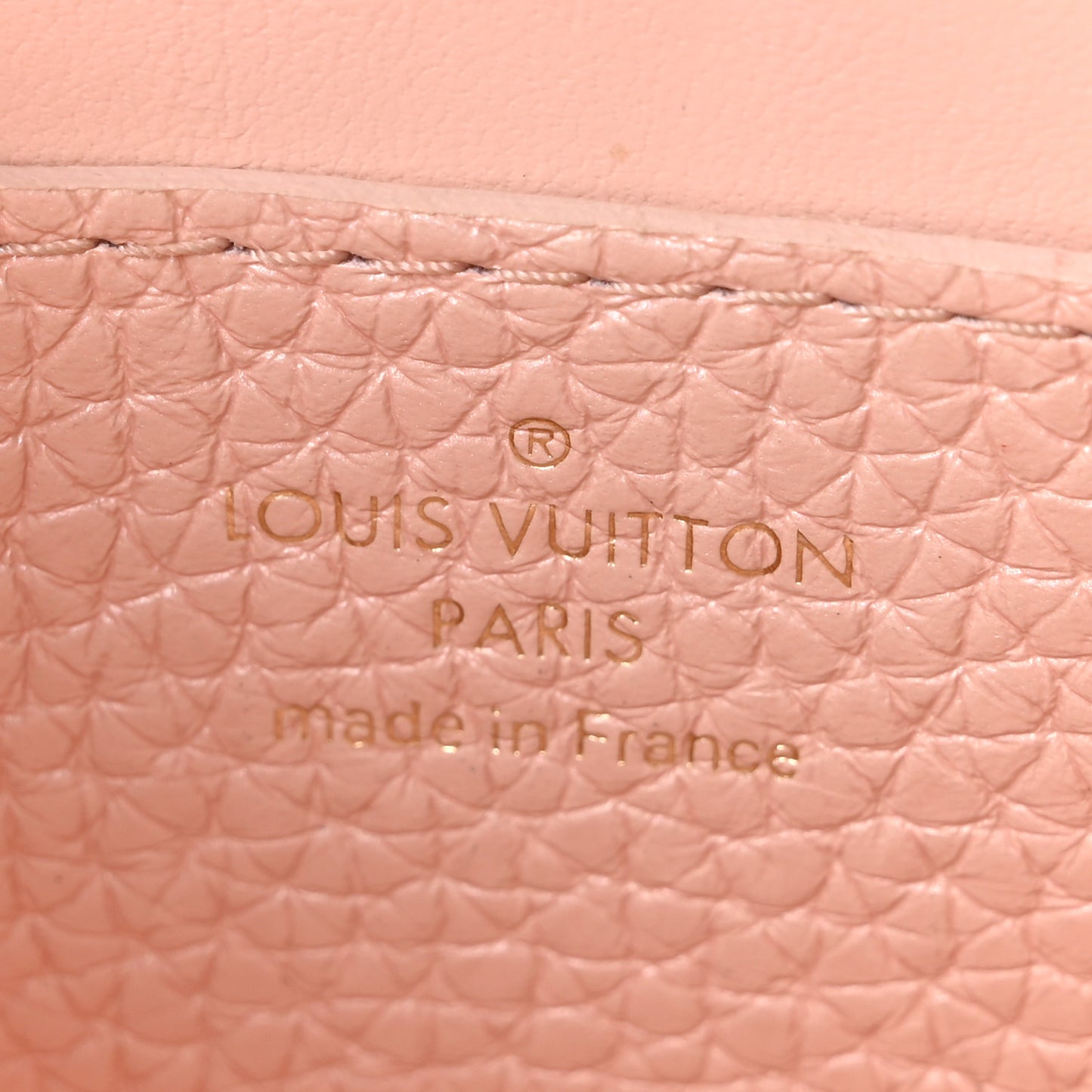 Iridescent Grained Calfskin Summer Splash Twist PM Pink