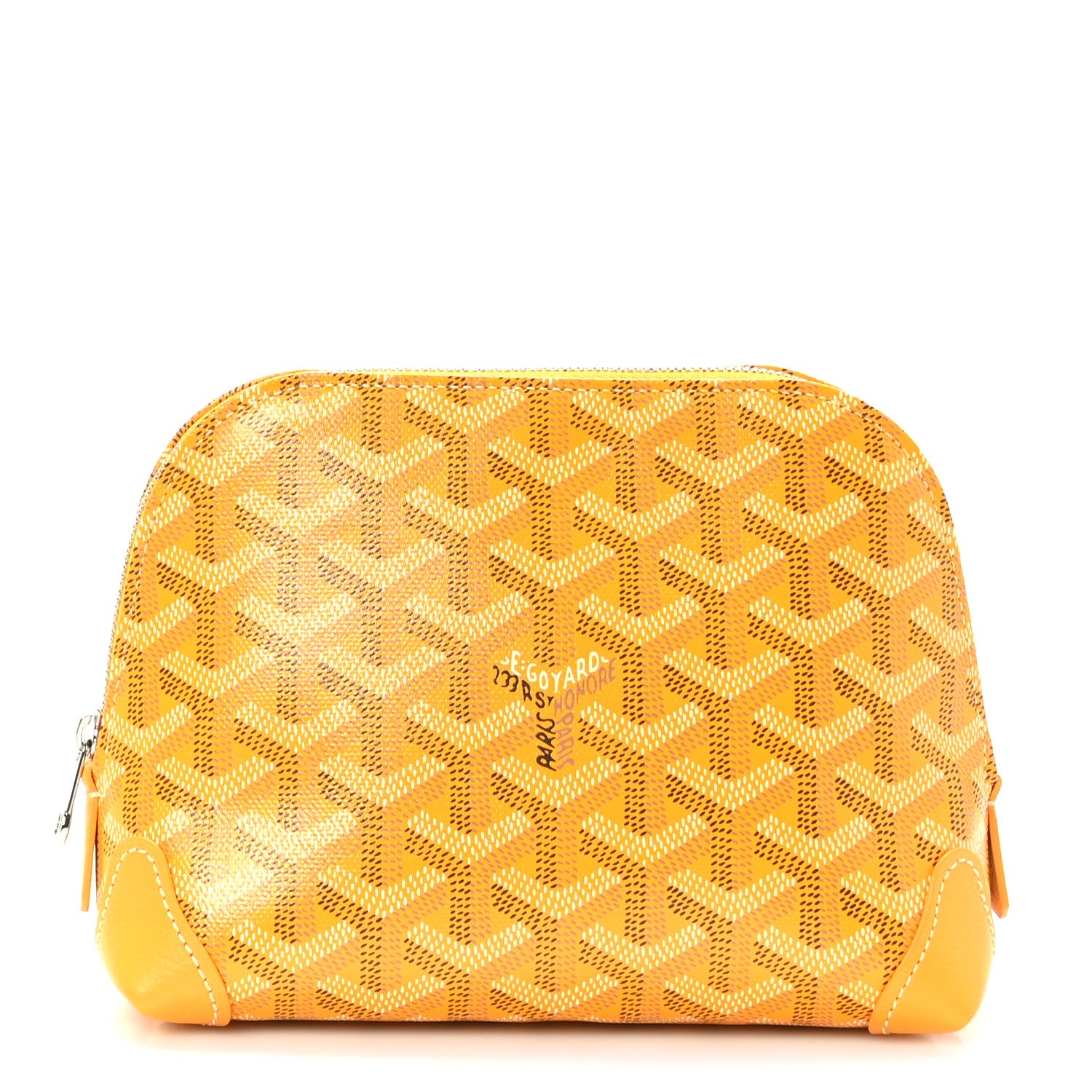 Goyard Goyardine Vendome Toiletry Pouch Yellow 1 of 8