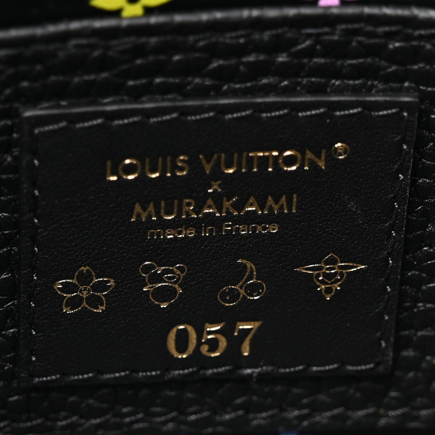 LV X TM Taurillon BB Capucines Black