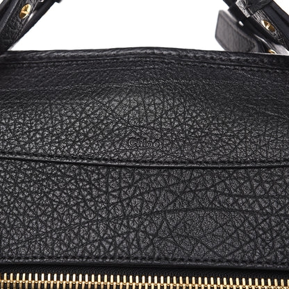 Chloe Grained Calfskin Brooke Satchel Black 9 of 10