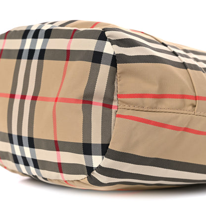 Burberry Econyl Icon Stripe Phoebe Drawcord Pouch Archive Beige 10 of 14