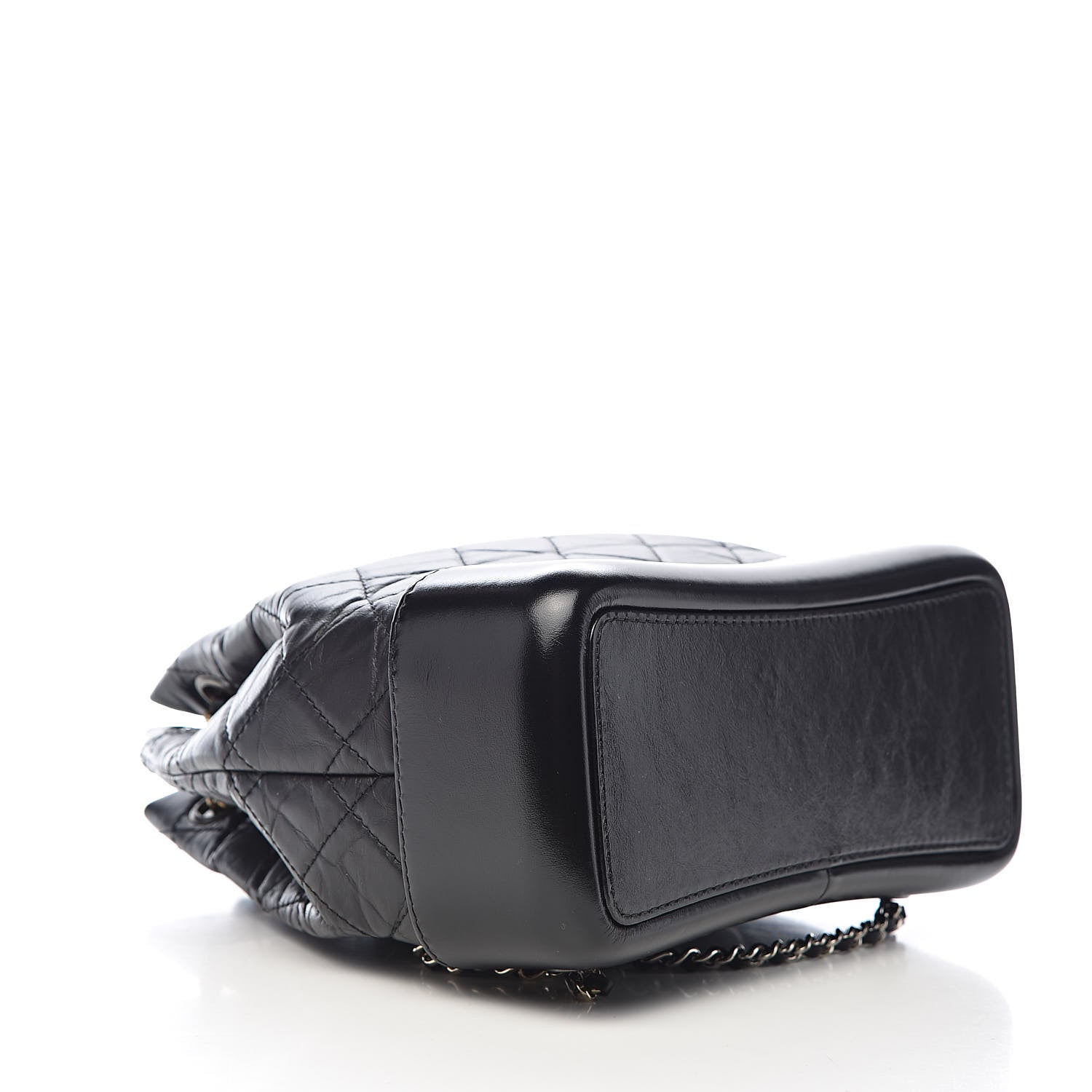 Chanel Aged Calfskin Quilted Small Gabrielle Backpack Black 4 of 10