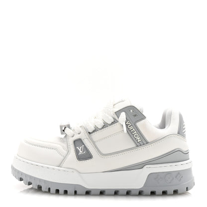 Louis Vuitton Calfskin Womens LV Trainer Maxi Sneakers 38 Gris 1 of 10