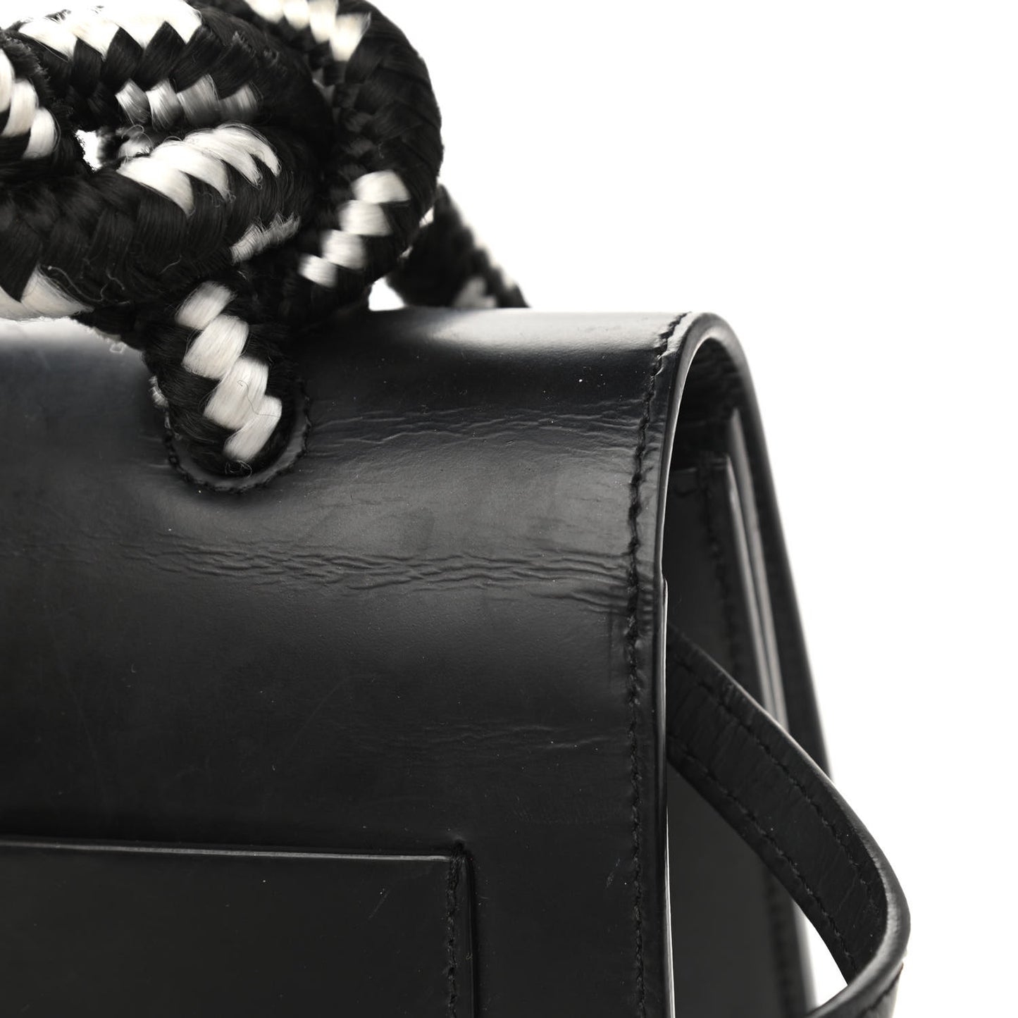Calfskin 2.8 Jitney Gummy Bag Black