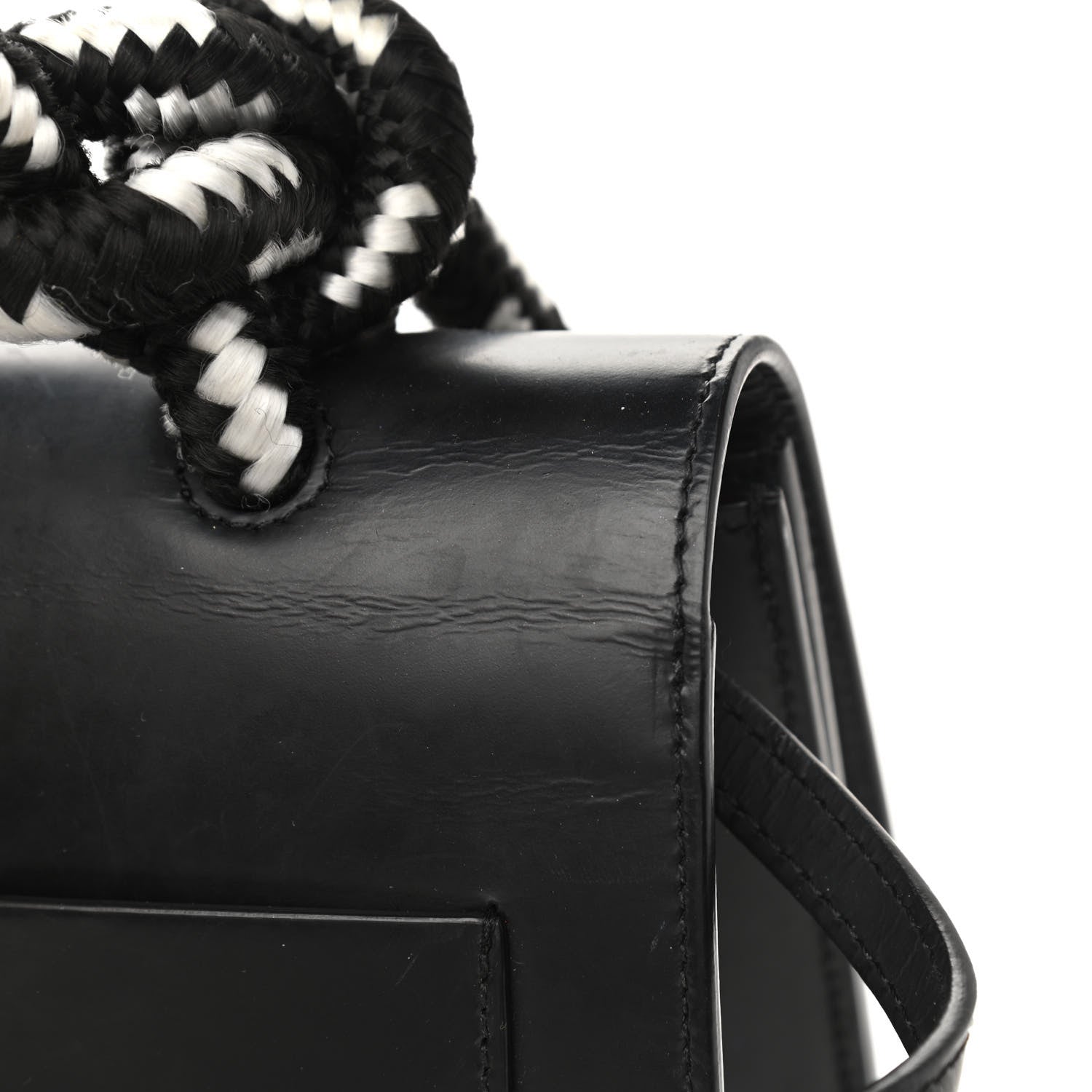 Off-White Calfskin 2.8 Jitney Gummy Bag Black 11 of 12
