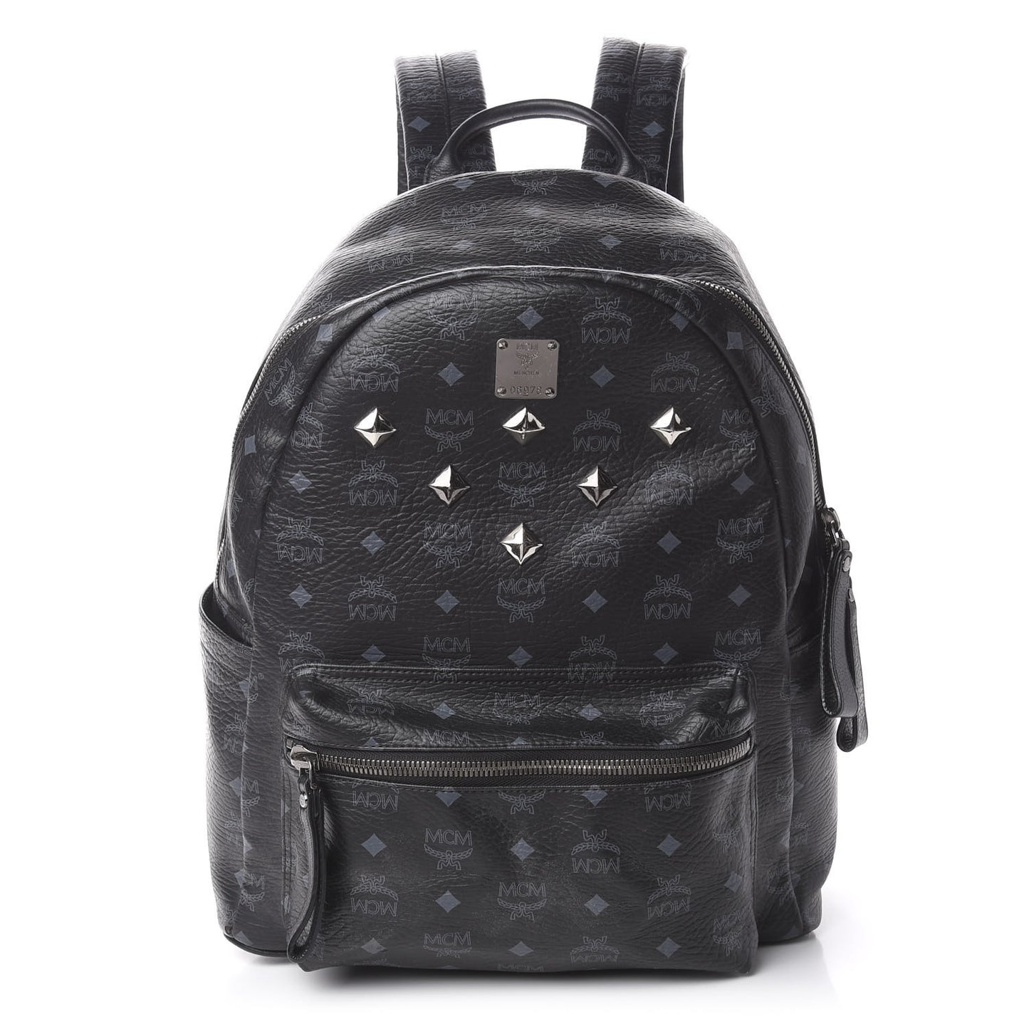 Visetos Medium Sprinkle Stud Stark Backpack Black