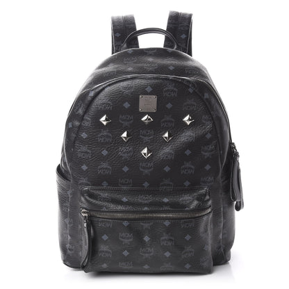 MCM Visetos Medium Sprinkle Stud Stark Backpack Black 1 of 15