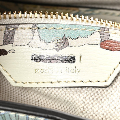 Gucci New Shangai Calfskin Tiger Savanah Small Jackie 1961 Hobo Chalky White Multicolor 6 of 10