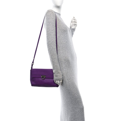 Salvatore Ferragamo Calfskin Abbey Crossbody Purple 2 of 9