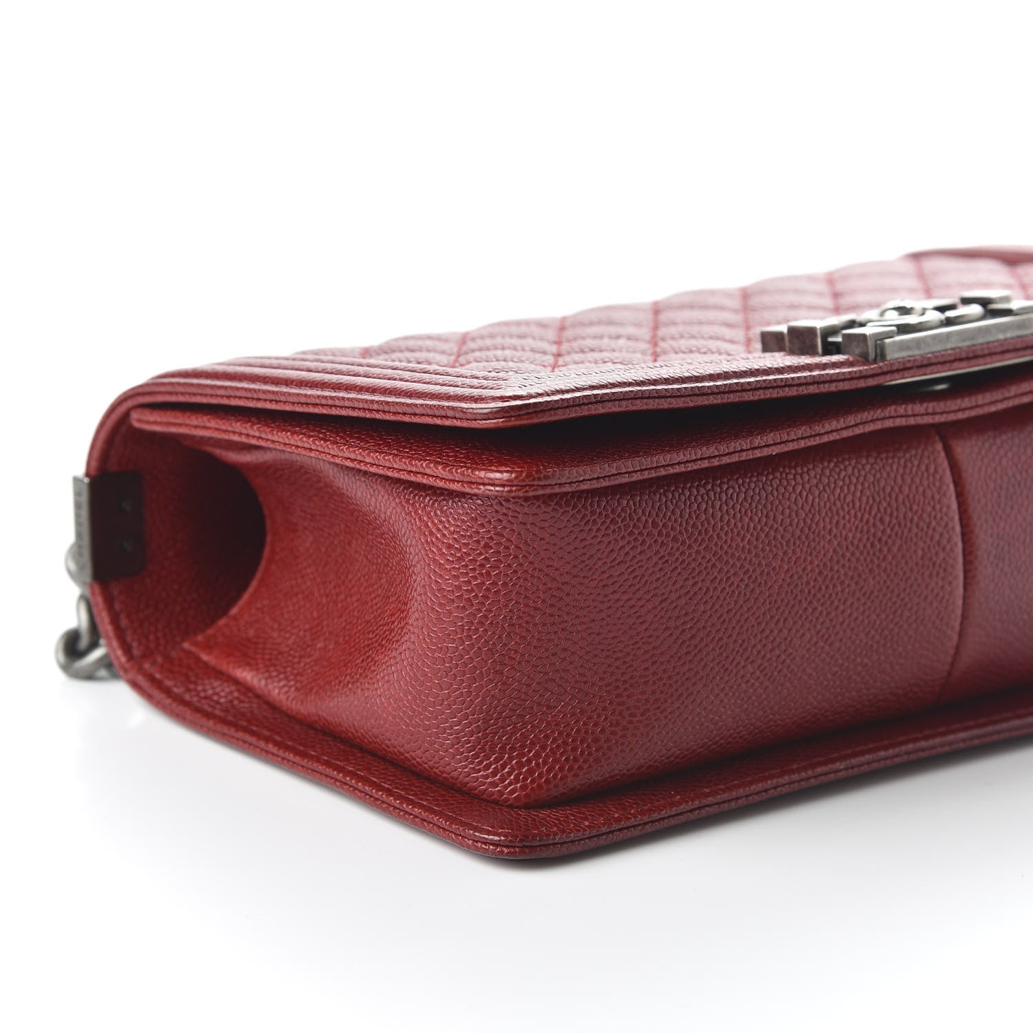 Chanel Caviar Quilted Medium Boy Flap Red 6 of 11