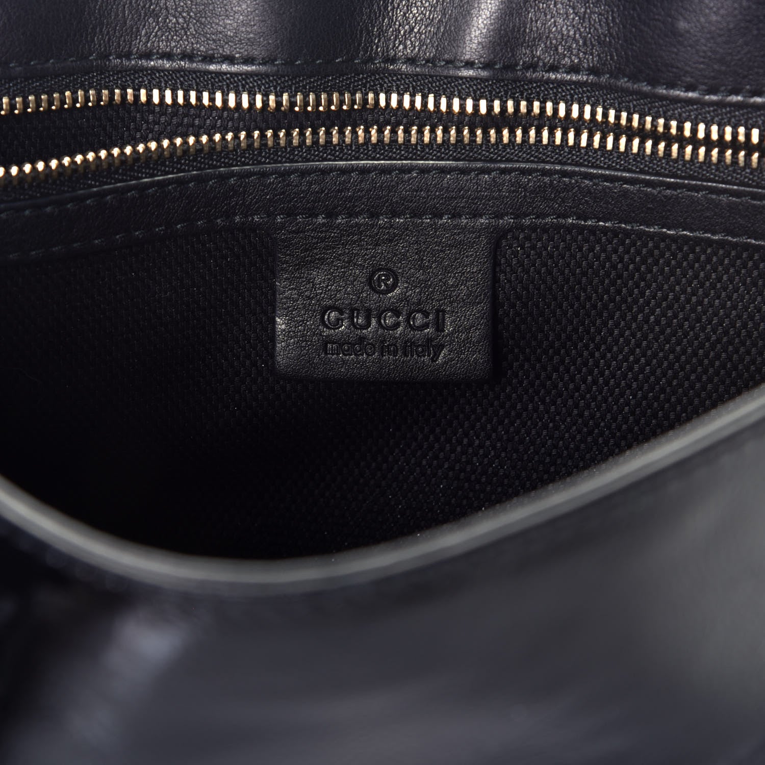 Gucci Patent Medium Soho Flap Crossbody Black 6 of 9