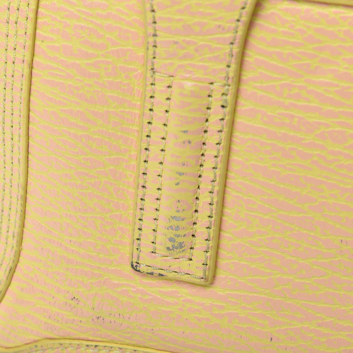 3.1 Phillip Lim Shark Embossed Textured Calfskin Mini Pashli Satchel Mimosa Petal 12 of 20