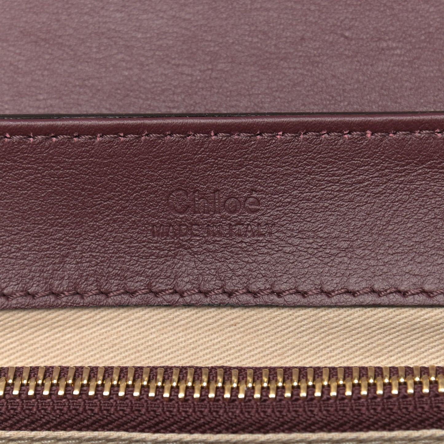 Spazzolato Sfumato Calfskin Small C Double Carry Burnt Brown