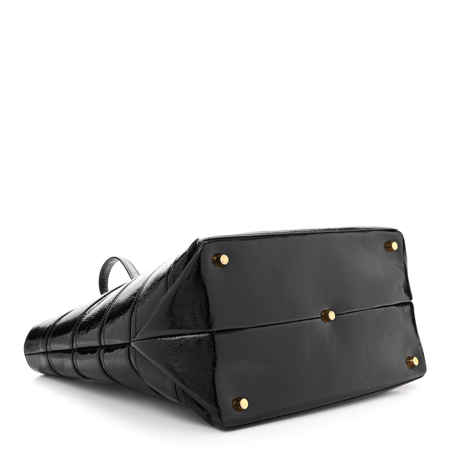 Khaite Patent Calfskin Florence Tote Black 5 of 10