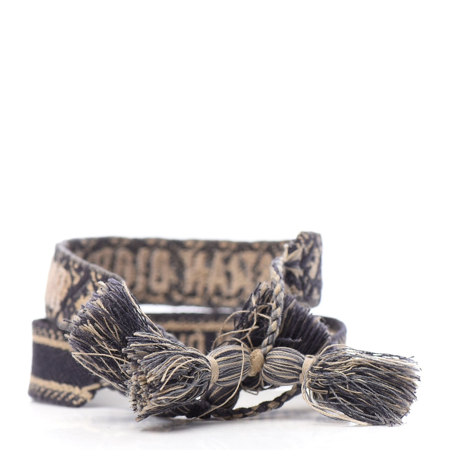 Woven Cotton J'Adior Friendship Bracelet Set Navy