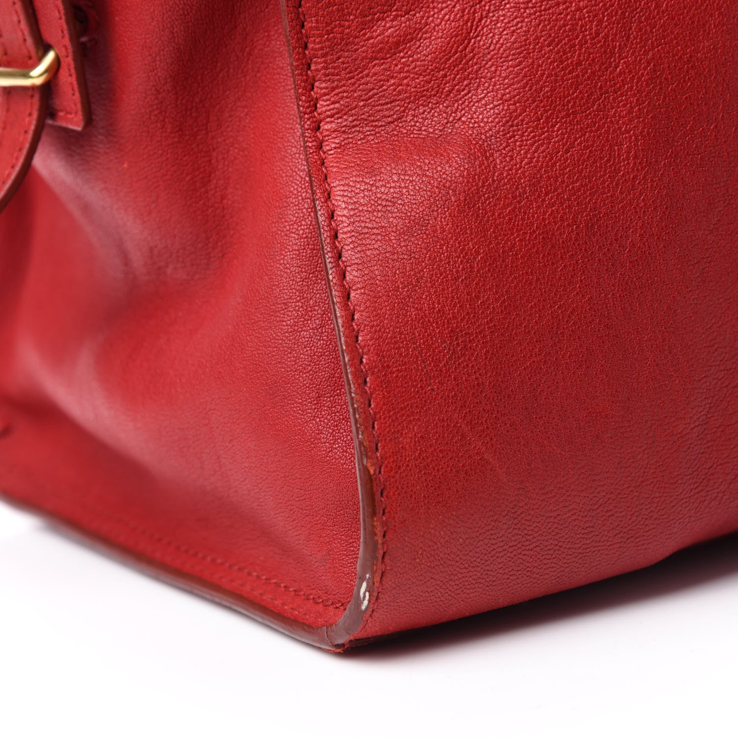 Saint Laurent Sheepskin Large Cabas ChYc Red 8 of 12