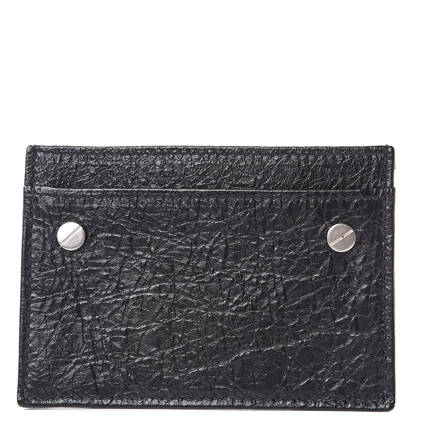 Balenciaga Agneau Arena Card Holder Black 1 of 6