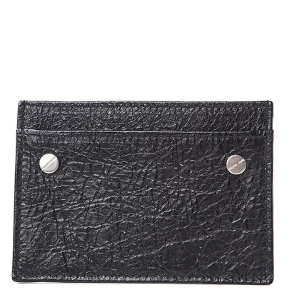 Balenciaga Agneau Arena Card Holder Black 1 of 6