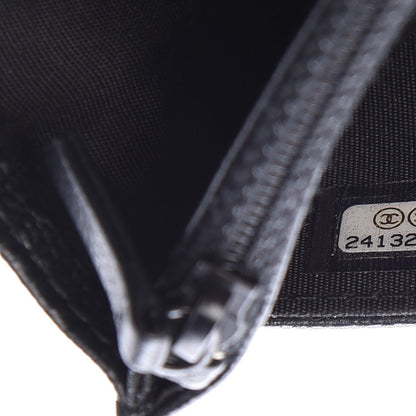Chanel Caviar Quilted Boy Wallet On Chain WOC So Black 9 of 11
