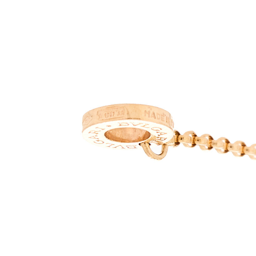 18K Rose Gold Mini B.Zero1 Pendant Necklace