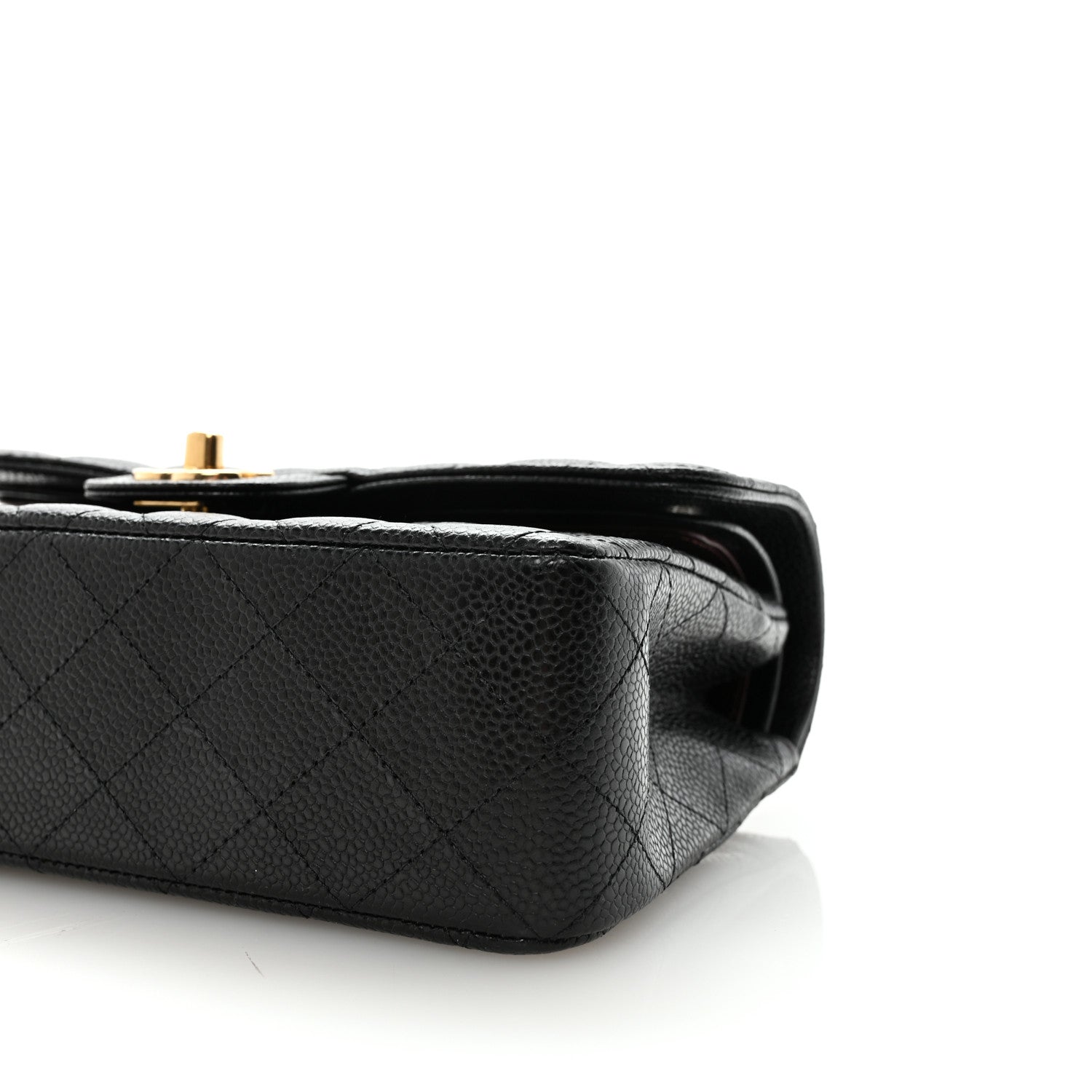 Chanel Caviar Quilted Small Double Flap Black 1855555 – FASHIONPHILE
