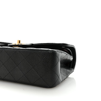 Chanel Caviar Quilted Small Double Flap Black 10 of 11