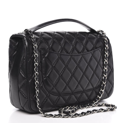 Chanel Lambskin Quilted Jumbo Easy Carry Flap Black 3 of 15